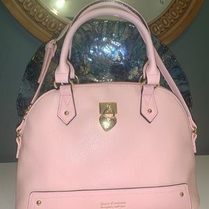 Juicy Couture NEW Satchel Handbag Purse Keyhole Dome Light Pink